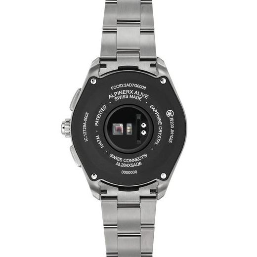 ALPINA ALPINERX ALIVE TITANIUM HOROLOGICAL SMARTWATCH AL-284LBBW5TAQ1B - ALPINA - ZNAČKY