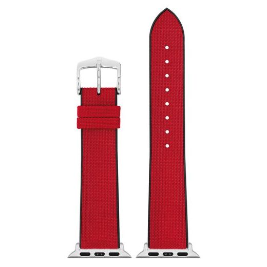 ŘEMÍNEK HIRSCH ARNE PRO APPLE WATCH - ČERVENÝ - ŘEMÍNKY - OSTATNÍ