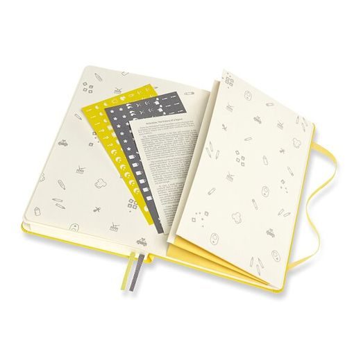 ZÁPISNÍK MOLESKINE PASSION BABY JOURNAL ŽLUTÝ - TVRDÉ DESKY - L, LINKOVANÝ 1331/1517121 - DIÁŘE A ZÁPISNÍKY - OSTATNÍ