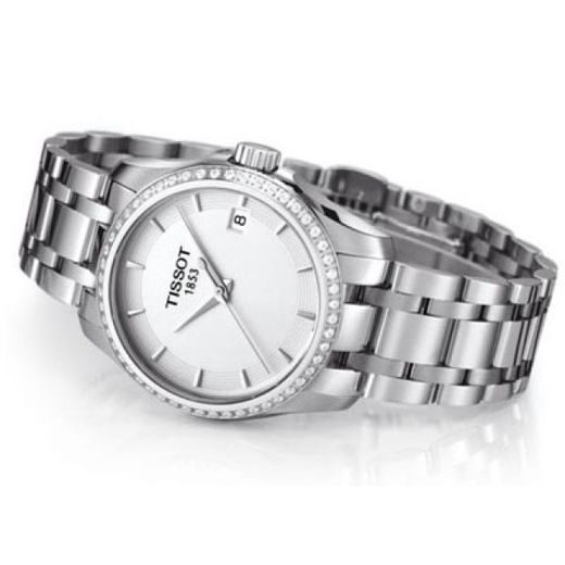 TISSOT COUTURIER QUARTZ DIAMONDS LADY T035.210.61.011.00 - TISSOT - ZNAČKY