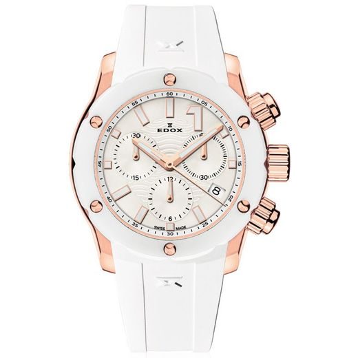 EDOX CO-1 CHRONOLADY QUARTZ CHRONOGRAPH 10225-37RB-BIR - EDOX - ZNAČKY