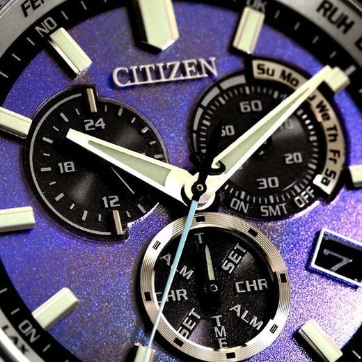 CITIZEN ECO-DRIVE RADIO CONTROLLED UNITE WITH BLUE LIMITED EDITION CB5874-81L - CITIZEN - BRANDS