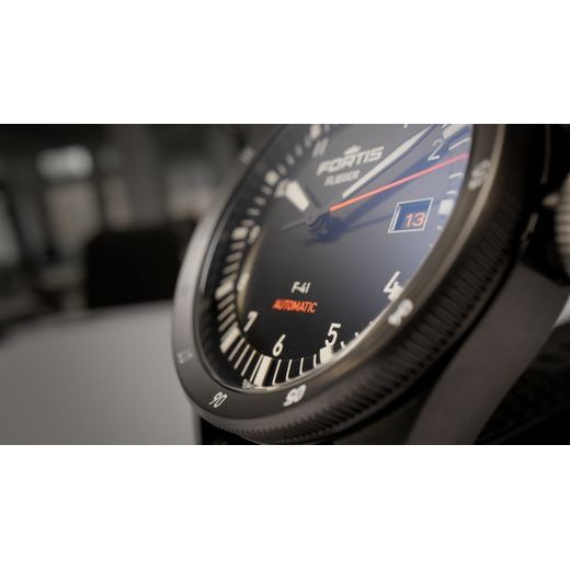 FORTIS FLIEGER F-41 WERK 7 MISSION BLACK LIMITED EDITION F4220030 - FLIEGER - BRANDS
