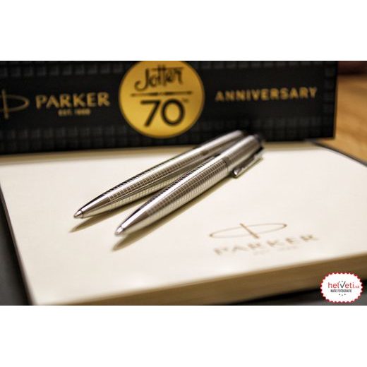 PARKER JOTTER SE 70TH STAINLESS STEEL CT BALLPOINT PEN 1502/1805530 - PENS AND DIARIES - ACCESSORIES