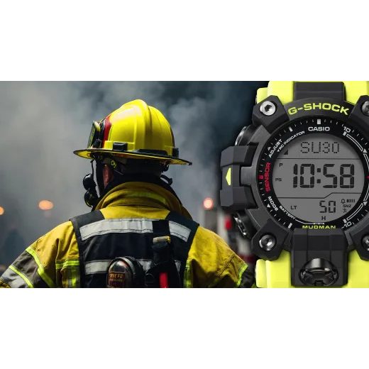 CASIO G-SHOCK GW-9500MRY-1A9ER MUDMAN RESCUE YELLOW SERIES - MUDMAN - ZNAČKY