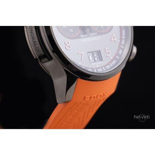 EDOX CHRONORALLY 45 QUARTZ CHRONOGRAPH 38003-TINGNOCAO-GNO - CHRONORALLY - BRANDS