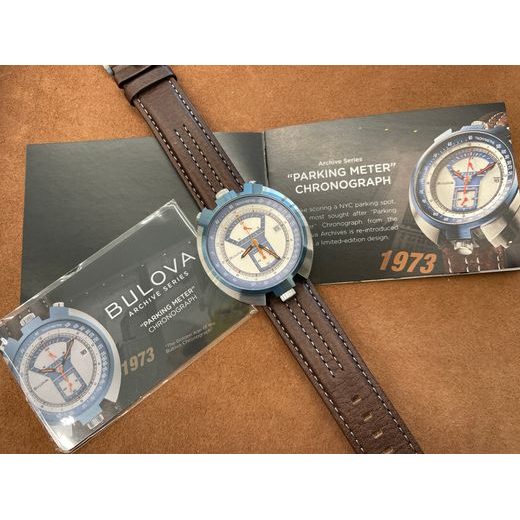 BULOVA PARKING METER CHRONOGRAPH 98B390 - ARCHIVE SERIES - ZNAČKY