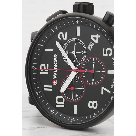 WENGER ATTITUDE CHRONO 01.0343.104 - OCELOVÉ HODINKY - HODINKY