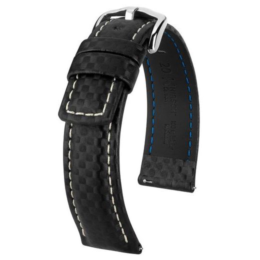 ŘEMÍNEK HIRSCH CARBON - ČERNÝ - STRAPS - ACCESSORIES