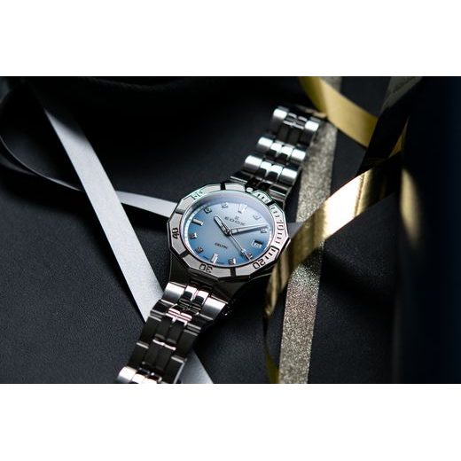 EDOX SPORT DELFIN DIVER DATE LADY 53020-3M-BUCND - DELFIN - ZNAČKY