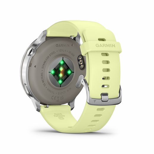 GARMIN VENU® 4 - 45 MM SILVER / CITRON SILICONE STRAP 010-03014-02 - VENU 4 - BRANDS