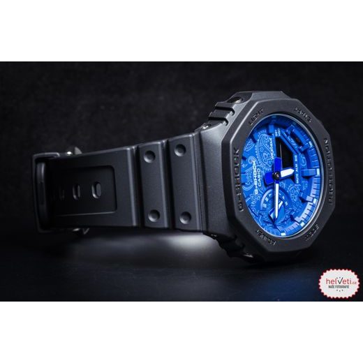 CASIO G-SHOCK GA-2100BP-1AER BLUE PAISLEY SERIES - CASIO - BRANDS