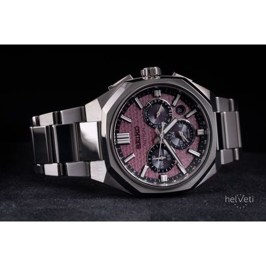 SEIKO ASTRON DUAL-TIME CHRONOGRAPH HAB006J1 CRYSTAL PINK LIMITED EDITION - ASTRON - ZNAČKY