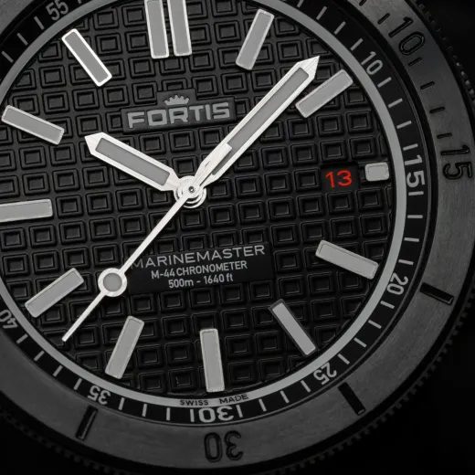 FORTIS MARINEMASTER M-44 DLC GRAVITY BLACK COSC F8120030 - MARINEMASTER - MĂRCI