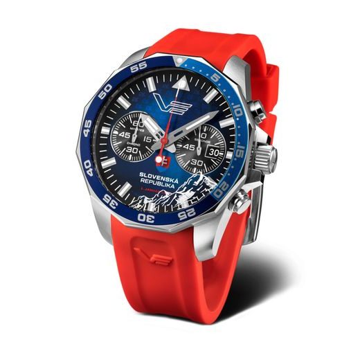 VOSTOK EUROPE LIMITED EDITION SLOVAKIA 6S21-225A463 (LEATHER STRAP) - LIMITED EDITION - BRANDS