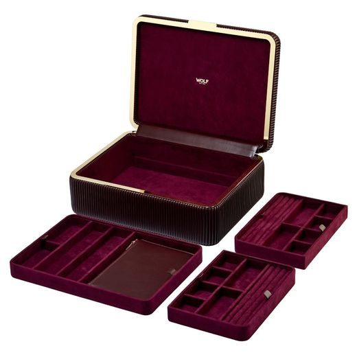 JEWELLERY CASE WOLF BELLA LARGE 781226 - JEWELLERY BOXES - ACCESSORIES