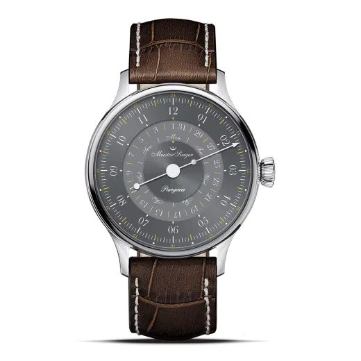 MEISTERSINGER PANGAEA DAY DATE 365 GREY PDD365927 - PANGAEA DAY DATE - ZNAČKY