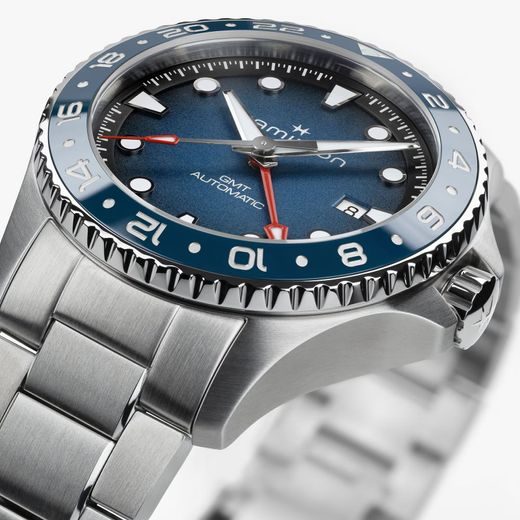 HAMILTON KHAKI NAVY SCUBA AUTOMATIC GMT 43MM H82535140 - SCUBA - BRANDS