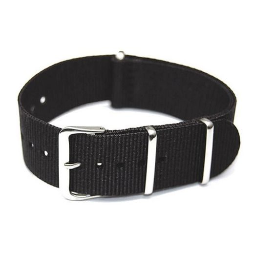 NATO STRAP BLACK 20 MM - STRAPS - ACCESSORIES