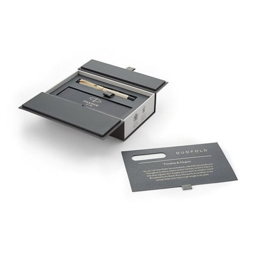 PLNICÍ PERO PARKER DUOFOLD CLASSIC IVORY & BLACK GT 1502/8131391 - FOUNTAIN PENS - ACCESSORIES