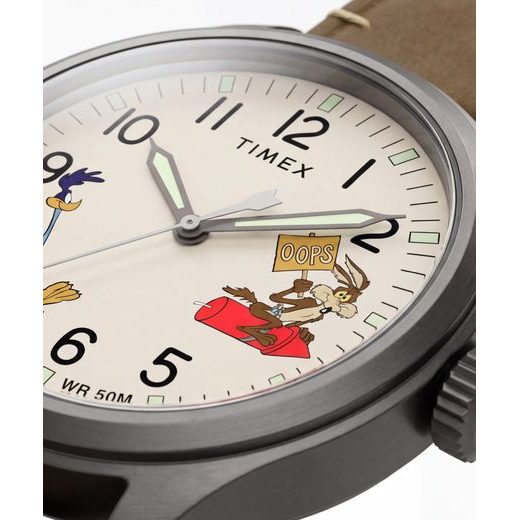 TIMEX EXPEDITION SCOUT X LOONEY TUNES WILE E. COYOTE & ROAD RUNNER TW2Y99400QY - TIMEX - BRANDS