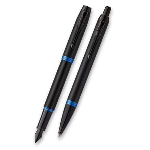 DÁRKOVÁ SADA PLNICÍ PERO A KULIČKOVÉ PERO PARKER IM PROFESSIONALS MARINE BLUE 1502/3191858 - PENS SETS - ACCESSORIES