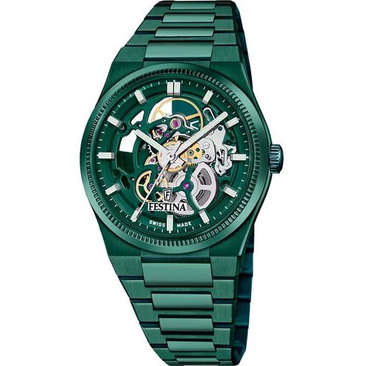 FESTINA SWISS MADE AUTOMATIC RIVÉ SQ 20072/1 - SWISS MADE - BRANDS