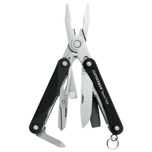 MULTITOOL LEATHERMAN SQUIRT PS4 BLACK - PLIERS AND MULTITOOLS - ACCESSORIES