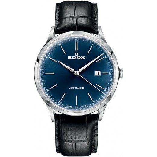 EDOX LES VAUBERTS AUTOMATIC DATE 80106-3C-BUIN - LES VAUBERTS - ZNAČKY