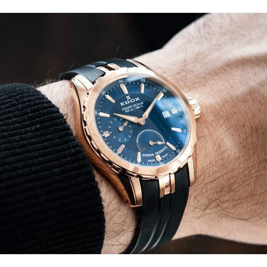 EDOX GRAND OCEAN POWER RESERVE 94500-37RCA-BUIR - GRAND OCEAN - ZNAČKY