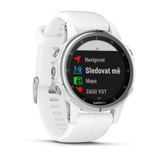 GARMIN FENIX5S PLUS SAPPHIRE WHITE, WHITE BAND 010-01987-01 - GARMIN - ZNAČKY