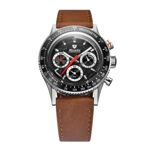 NIVADA GRENCHEN CHRONOKING MECAQUARTZ RACING BLACK - INTER. BEZEL - CHRONOMASTER - ZNAČKY