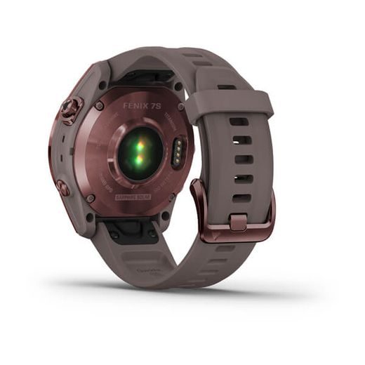 GARMIN FENIX 7S PRO SAPPHIRE SOLAR TITAN DARK BRONZE/ GRAY SILICONE BAND - 010-02539-29 - ARCHÍV