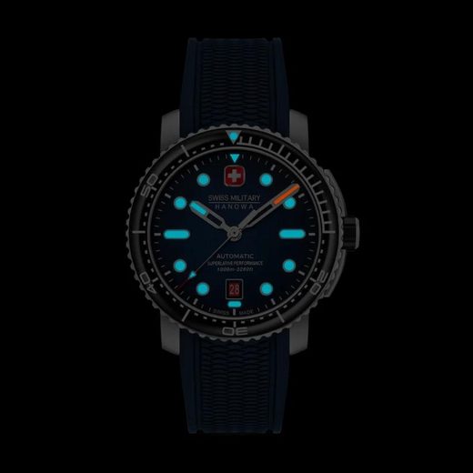 SWISS MILITARY HANOWA - MAITRE PLONGEUR AUTOMATIC SMWGL0002002SET - GENTS COLLECTION - ZNAČKY