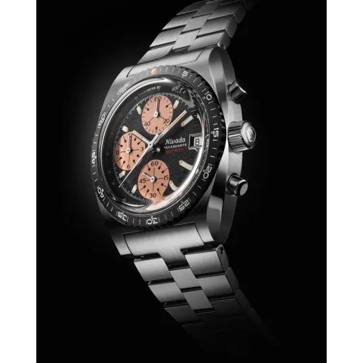 NIVADA GRENCHEN CHRONOSPORT MECAQUARTZ SALMON - AUTOCHRON - ZNAČKY