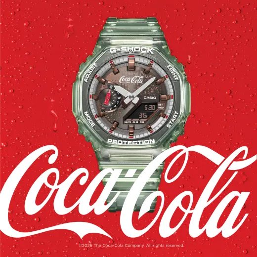 CASIO G-SHOCK GA-2100CC-3AER COCA-COLA® COLLABORATION - G-SHOCK - ZNAČKY