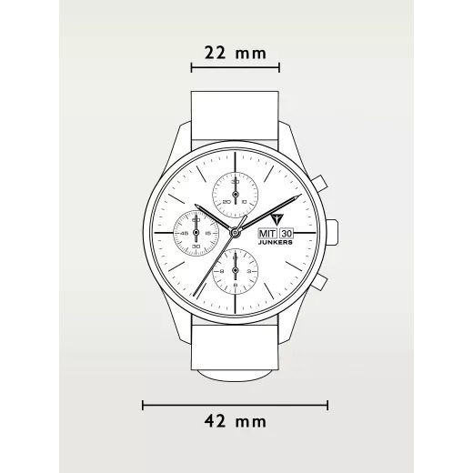 JUNKERS JU 52 AVIATOR CHRONOGRAPH 930.01.03.M - JU 52 - BRANDS