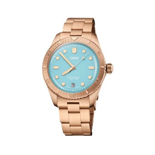 ORIS DIVERS SIXTY-FIVE COTTON CANDY SKY BLUE 01 733 7771 3155-07 8 19 15 - DIVERS - ZNAČKY