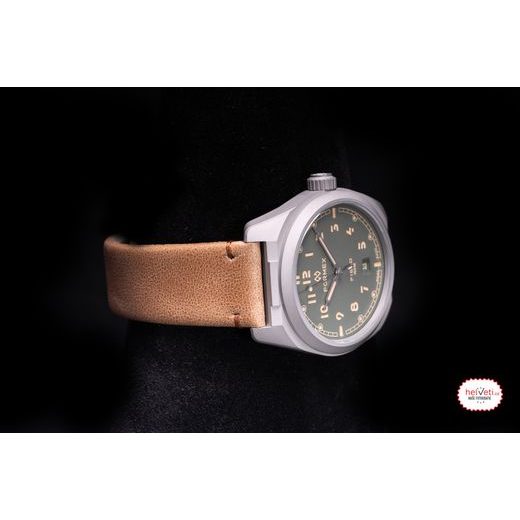 FORMEX FIELD AUTOMATIC SAGE GREEN LEONE BOLGHERI LEATHER STRAP 0660.1.6503.723 - FIELD AUTOMATIC - ZNAČKY