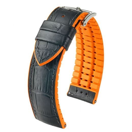 ŘEMÍNEK HIRSCH ANDY 2 - ČERNO-ORANŽOVÝ - STRAPS - ACCESSORIES