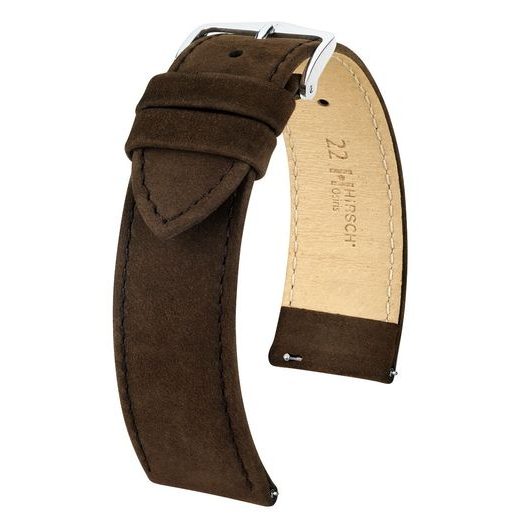 ŘEMÍNEK HIRSCH OSIRIS NUBUK - HNĚDÝ - STRAPS - ACCESSORIES