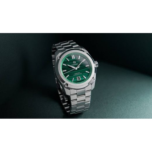 FORMEX ESSENCE FORTYONE AUTOMATIC CHRONOMETER MALACHITE STEEL BRACELET 0334.1.6690.100 - ESSENCE - ZNAČKY