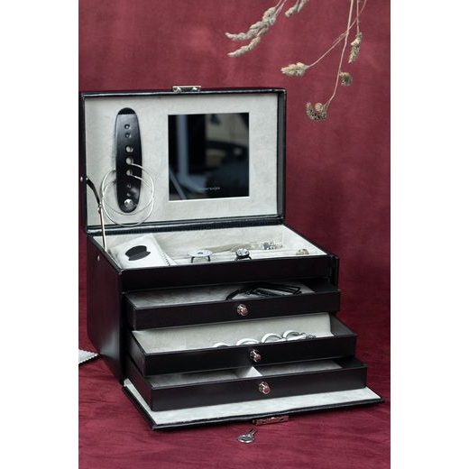 JEWELLERY BOX FRIEDRICH LEDERWAREN CLASSICO 23231-2 - JEWELLERY BOXES - ACCESSORIES