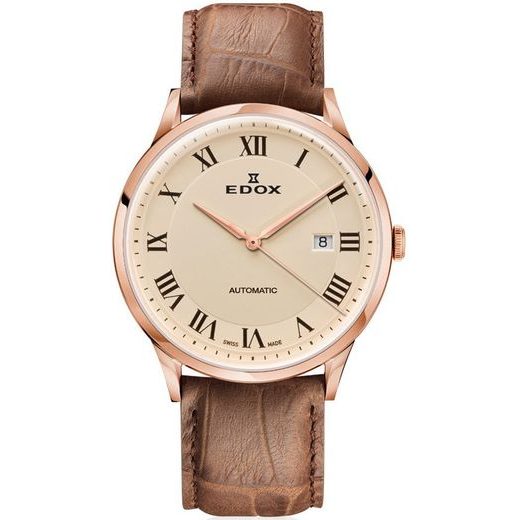 EDOX LES VAUBERT AUTOMATIC DATE 80106-37RC-BER - EDOX - ZNAČKY