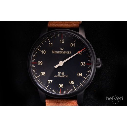 MEISTERSINGER N°03 BLACK LINE AM902BL - N°03 - ZNAČKY