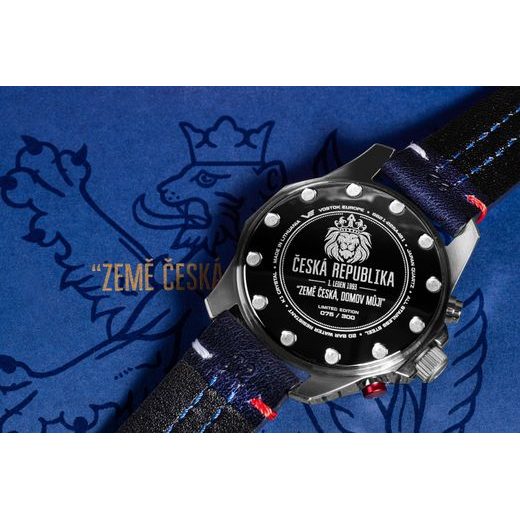 VOSTOK EUROPE LIMITOVANÁ EDICE ČESKÁ REPUBLIKA 6S21-225A481 - LIMITOVANÉ EDICE - ZNAČKY
