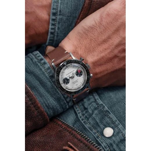 NIVADA GRENCHEN CHRONOMASTER WHITE PANDA MANUAL - CHRONOMASTER - BRANDS