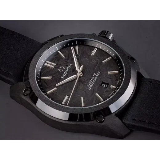 FORMEX ESSENCE LEGGERA FORTYONE AUTOMATIC CHRONOMETER FORGED CARBON BLACK NYLON - ESSENCE LEGGERA - BRANDS