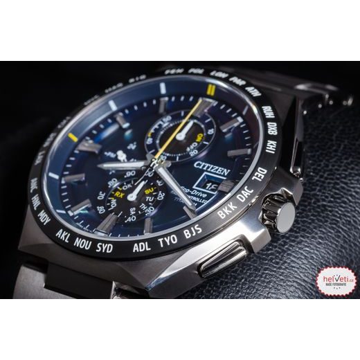 CITIZEN WORLDTIME RADIO CONTROLLED SUPER TITANIUM AT8234-85L - SUPER TITANIUM - BRANDS