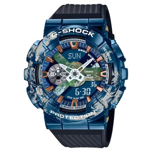 CASIO G-SHOCK GM-110EARTH-1AER PLANET EARTH - G-SHOCK - ZNAČKY